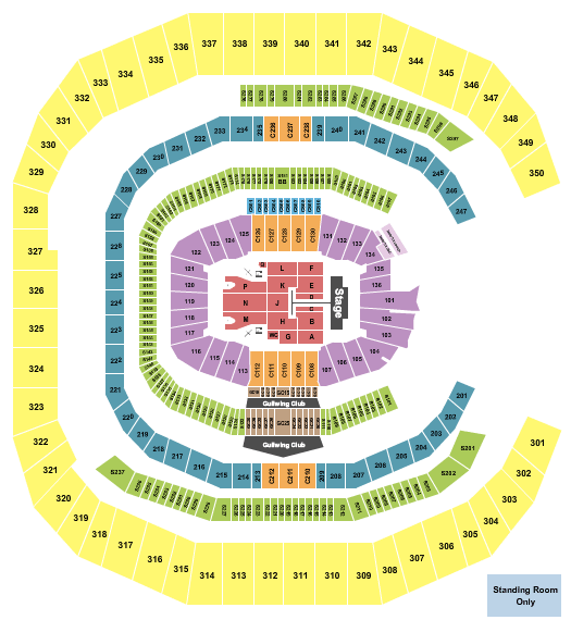 Mercedes-Benz Stadium Post Malone Seating Chart